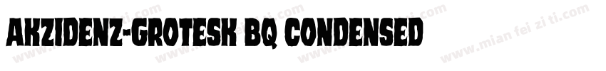 AKZIDENZ-GROTESK BQ CONDENSED REGUL字体转换